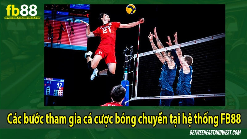 Các bước tham gia cá cược bóng chuyền tại hệ thống FB88