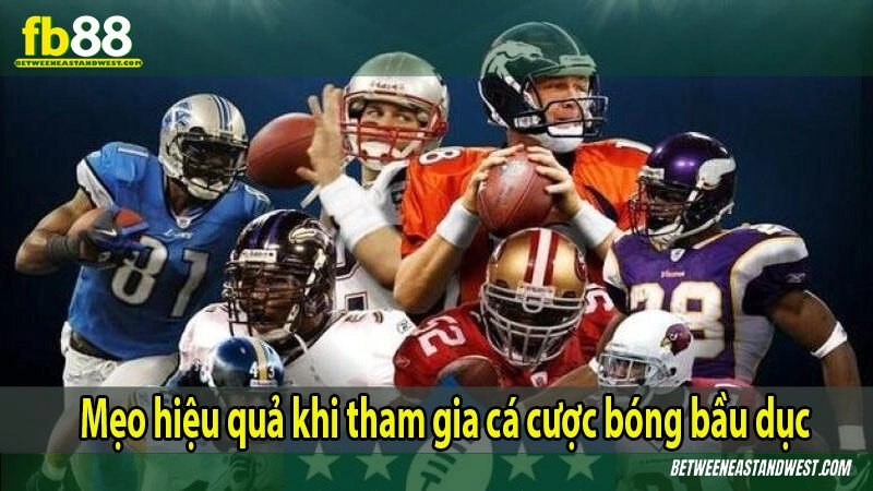 Mẹo hiệu quả khi tham gia cá cược bóng bầu dục